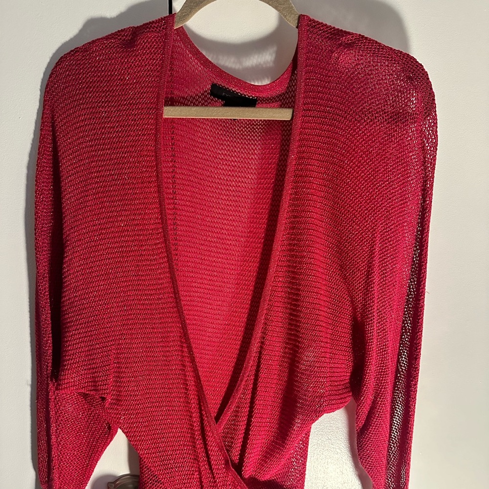Vintage Express Pink Crochet Top
